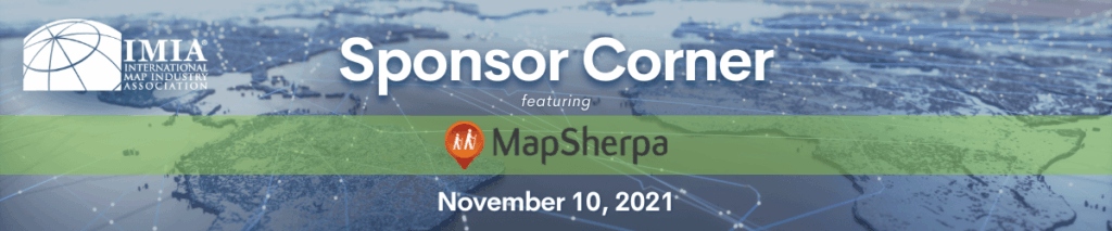Sponsor Corner November 2021 – MapSherpa